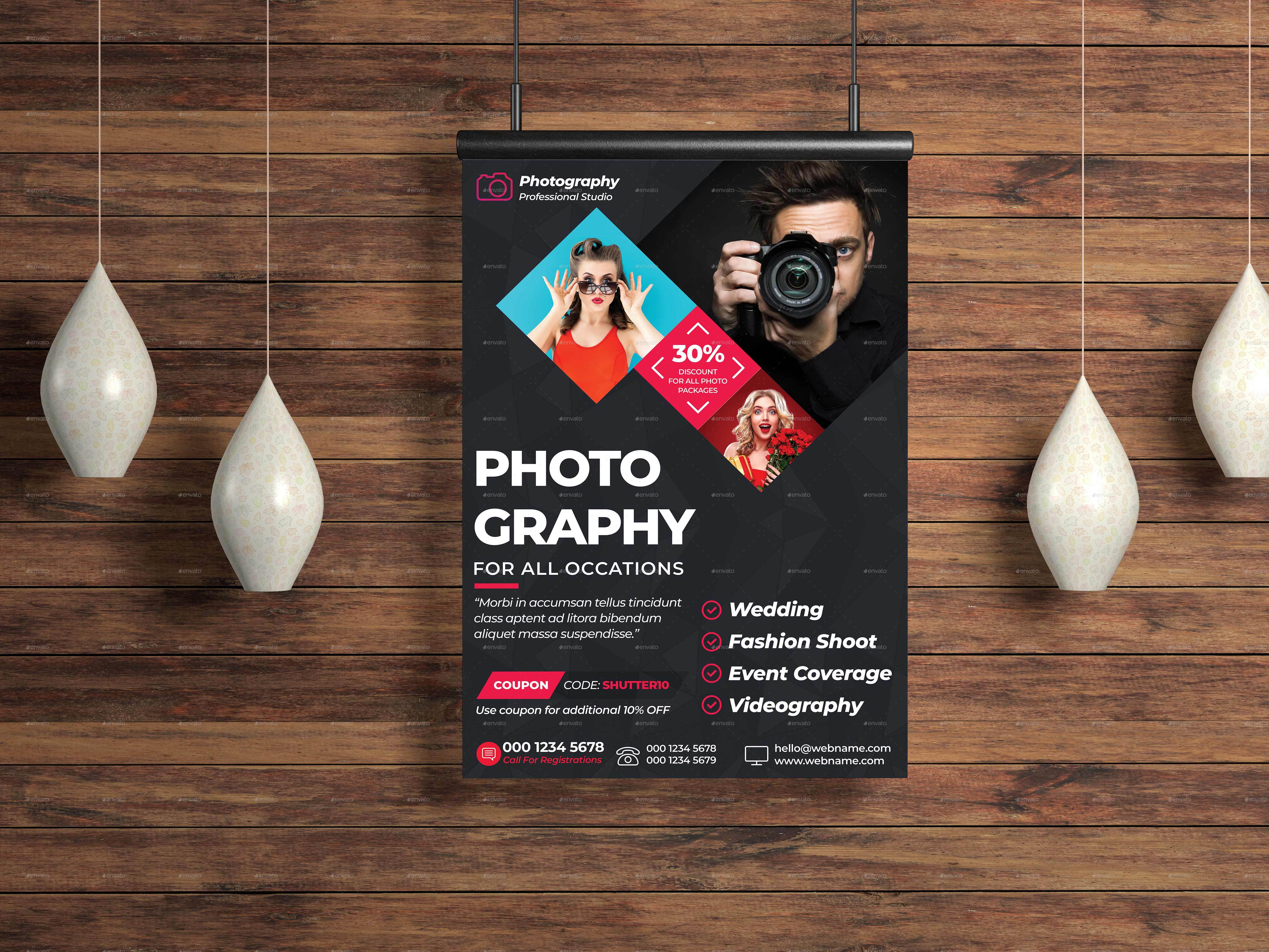 Photography Poster Print Templates Graphicriver